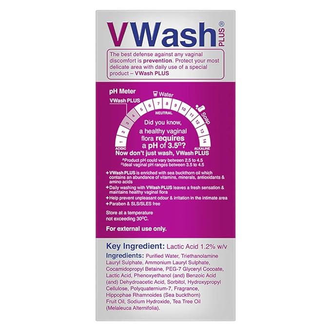 VWash Plus Expert Intimate Hygiene, Hygiene Wash for Women