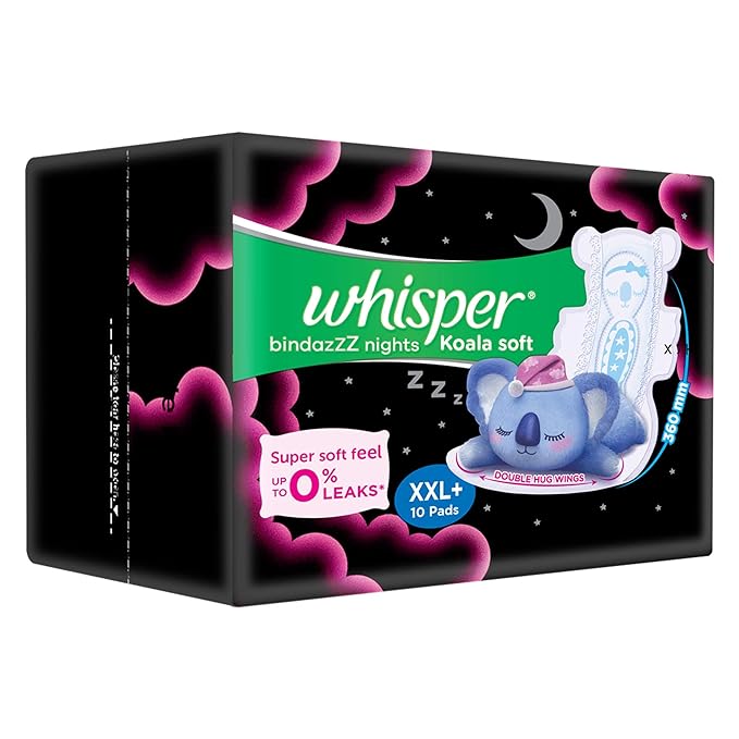 Whisper Bindazzz Night Koala Soft Sanitary Pads