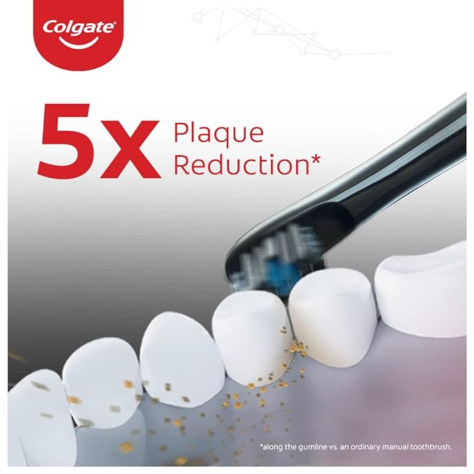Colgate ProClinical 150 Charcoal Sonic Battery Powered Electric Toothbrush