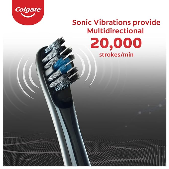 Colgate ProClinical 150 Charcoal Sonic Battery Powered Electric Toothbrush