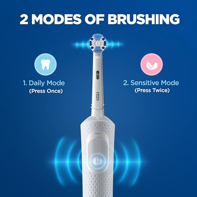 Oral B Vitality Criss Cross Electric Rechargeable Toothbrush with 3+1 Free refill