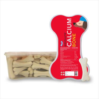 Drools Absolute Calcium Bone Jar- Dog Treats For All Life Stages - 40 Pieces