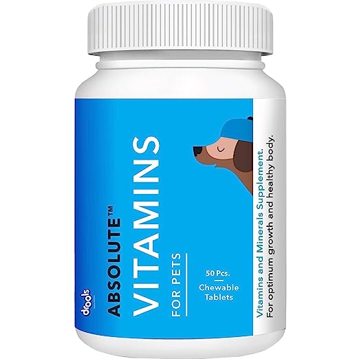 Drools Absolute Vitamin Tablet- Dog Supplement - 50 Pieces