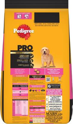 Pedigree PRO Puppy (3-18months) Dry Dog Food for Large Breed Dog