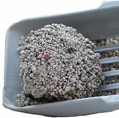 Petcrux Exclusive Scoopable Lavender and Lemon Eco Clump Smart Bentonite Cat Litter (Pack of 4 - Total 40 Ltr)