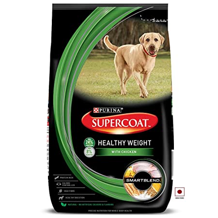 Purina Adult SUPERCOAT Healthy Weight Dry Dog Food- Chicken- 3 Kg