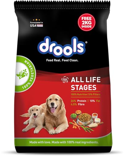 Drools Dry Dog Food | Vegetable Flavour | Complete & Balanced Daily Nutrition
