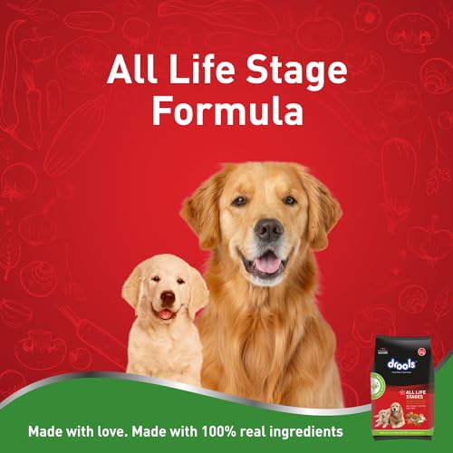 Drools Dry Dog Food | Vegetable Flavour | Complete & Balanced Daily Nutrition