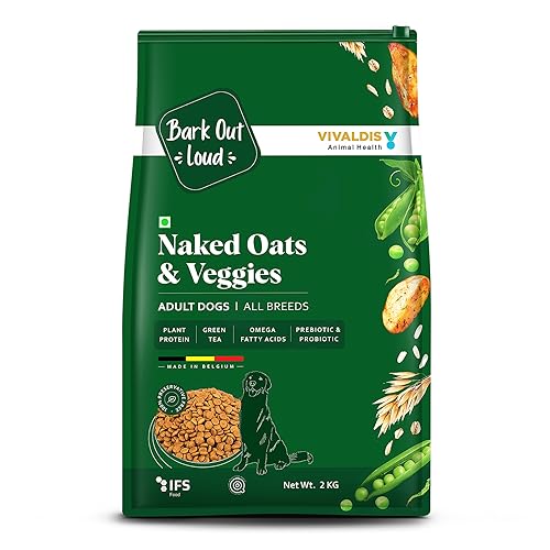 Bark Out Loud by Vivaldis Naked Oats & Veggies Veg Dry Dog Food for all Breeds