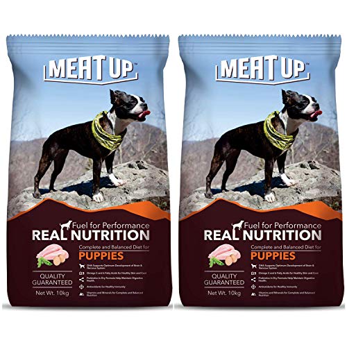 Meat Up Dry Dog Food | Real Chicken | For Puppy | Complete & Balanced Daily Nutrition
