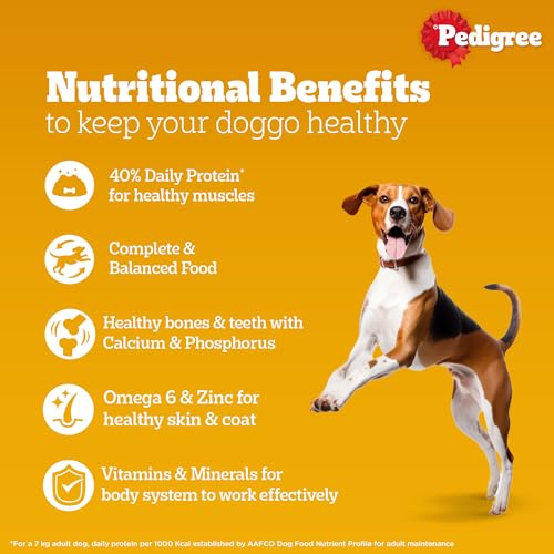 Pedigree Adult Wet Dog Food Chicken & Liver Chunks in Gravy (Pack of 12)