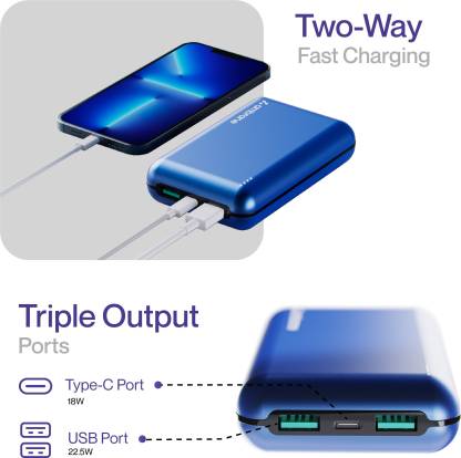 Ambrane 20000 Mah Power Bank 225 W Fast Charging