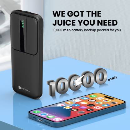Portronics 10000 Mah Power Bank 12 W Fast Charging