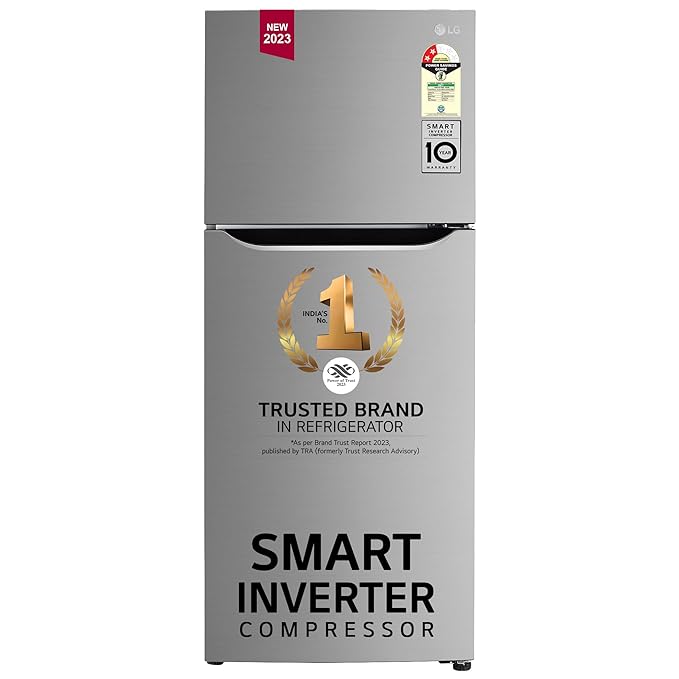 LG 242 L 2 Star Frost Free Smart Inverter Double Door Refrigerator
