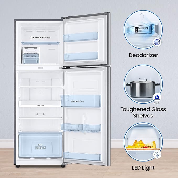 Samsung 236 L 3 Star Convertible Double Door Refrigerator