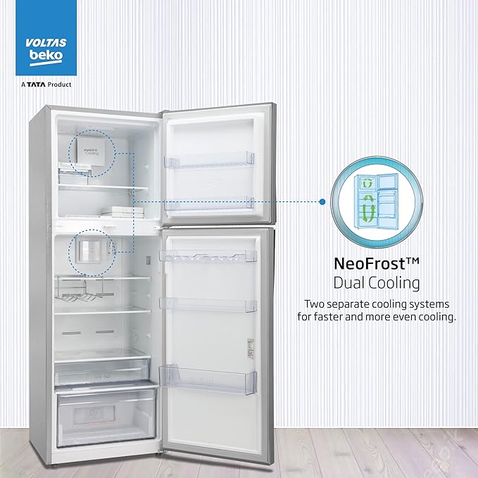 Voltas Beko 250 L Inverter Frost Free Double Door Refrigerator
