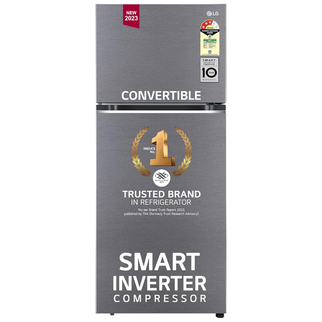 LG 343 L 3 Star Frost Free Smart Inverter Double Door Refrigerator (2023 Model)