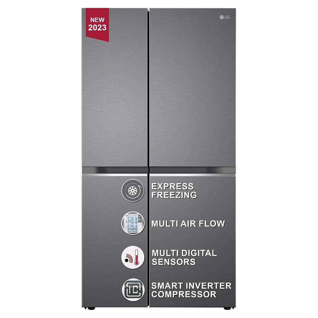 LG 655 L Frost Free Inverter Side By Side Refrigerator (2023 Model)