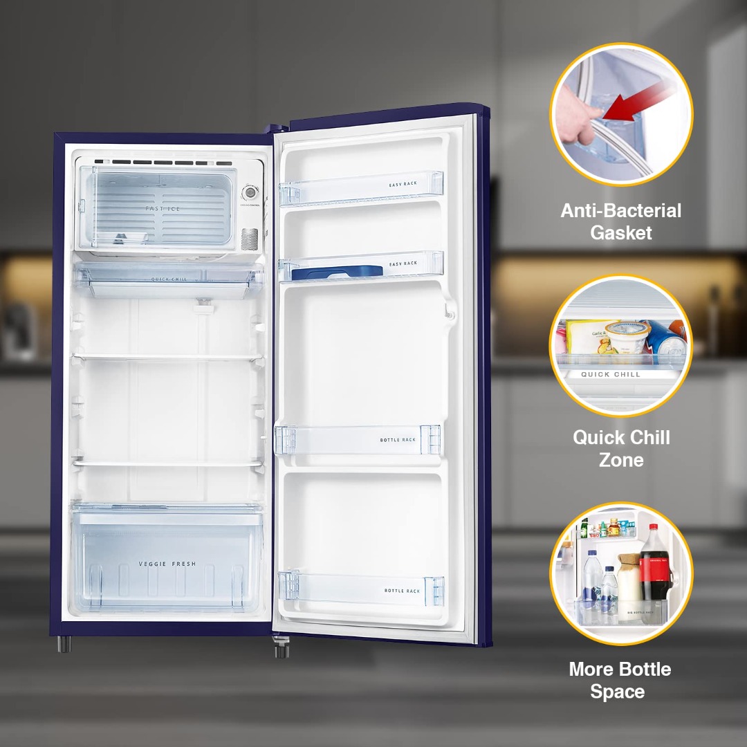 Whirlpool 184 L 2 Star Direct Cool Single Door Refrigerator (2023 Model)
