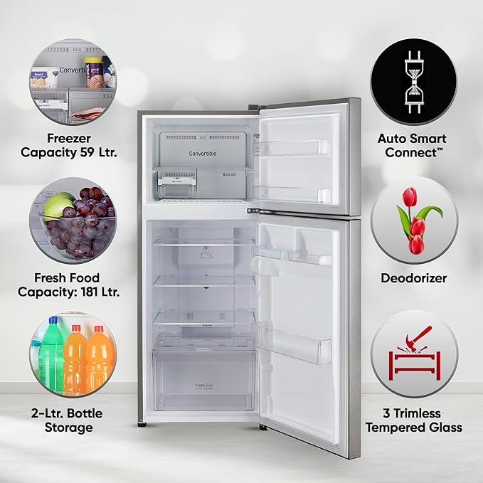 LG 240 L 3 Frost-Free Smart Inverter Double Door Refrigerator