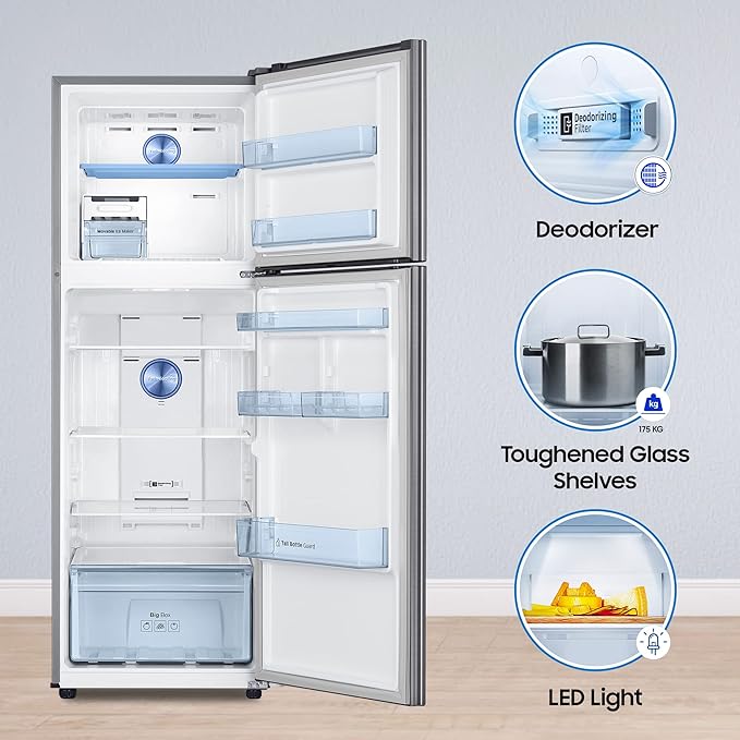 Samsung 322 L 3 Star Convertible Frost Free Double Door Refrigerator