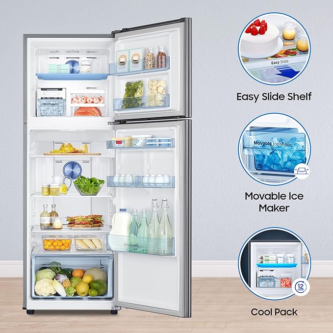 Samsung 322 L 3 Star Convertible Frost Free Double Door Refrigerator