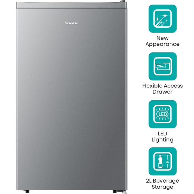 Hisense 94 L 3 Star Direct-Cool Single Door Mini Refrigerator