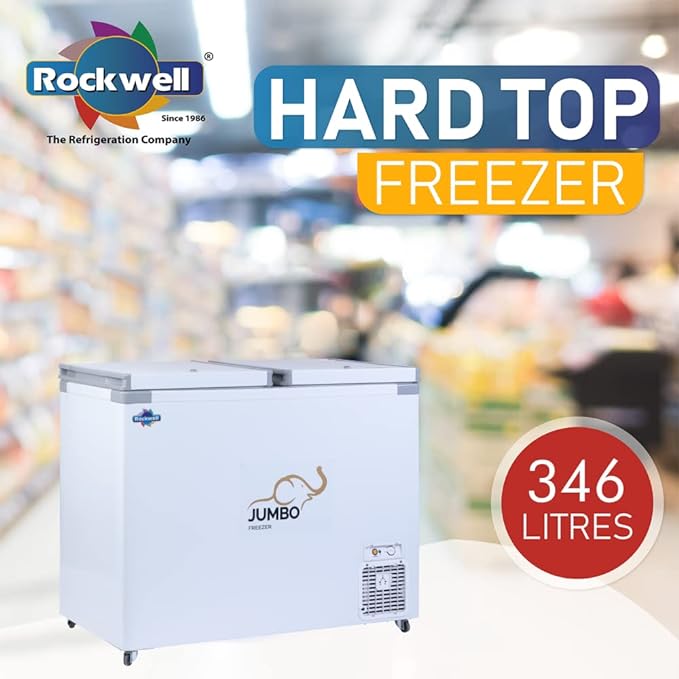 Rockwell 346 L Double Door Convertible Deep Freezer