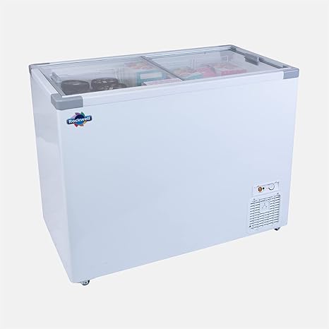Rockwell 346 L Glass Top Deep freezer