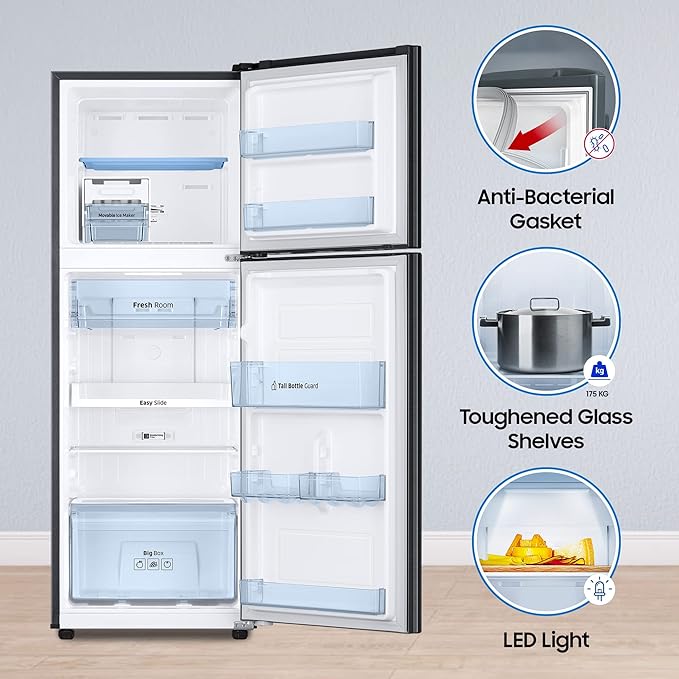 Samsung 236 L 2 Star Inverter Frost Free Double Door Refrigerator