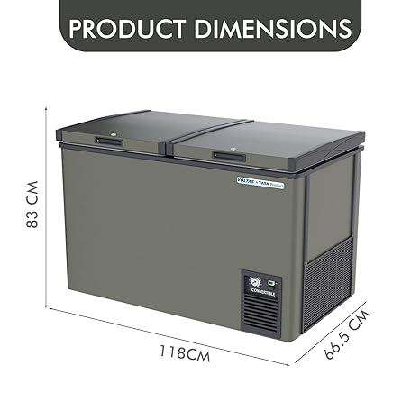 Voltas 320 L Double Door Deep Freezer cum chiller