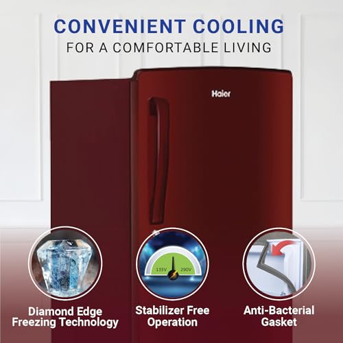 Haier 175L 2 Star Direct Cool Single Door Refrigerator, 2024 Model