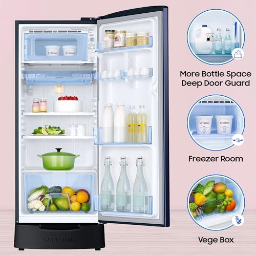 Samsung 183 L 5 Star Direct-Cool Single Door Refrigerator, 2024 Model