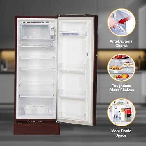 Whirlpool 207 L 5 Star Inverter Direct-Cool Single Door Refrigerator With Base Stand, 2023 Model