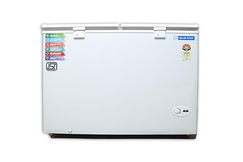 Blue Star CF5-330NEWY 310L 5 Star Double Door Deep Freezer