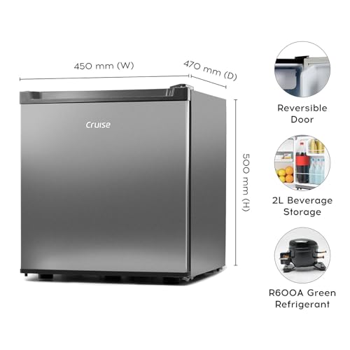 Cruise 45 L 2 Star Minibar Direct Cool Single Door Refrigerator with Freezer