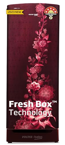 Voltas Beko, A Tata Product 183 L 5 Star Direct Cool Single Door Refrigerator, 2023 Model