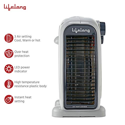 Lifelong Flare Fan Room Heater - 2000 Watt