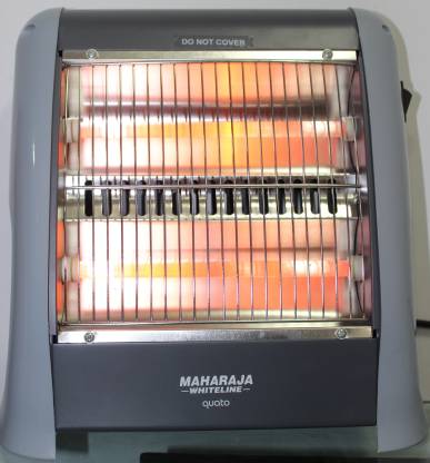 Maharaja Whiteline Plastic Quato Quartz Heater - 800 Watt