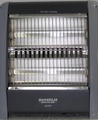 Maharaja Whiteline Plastic Quato Quartz Heater - 800 Watt