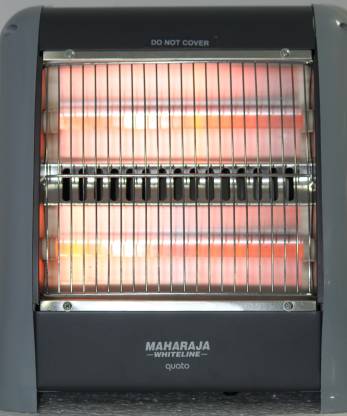 Maharaja Whiteline Plastic Quato Quartz Heater - 800 Watt