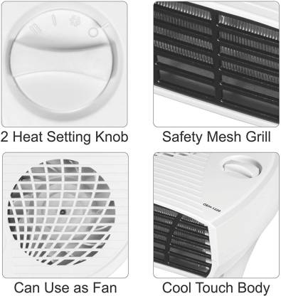 Orpat Fan Heater - OEH-1220 - 2000 Watt