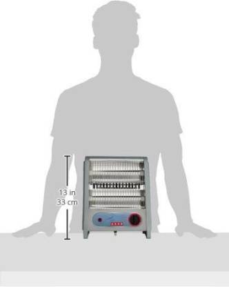 Usha Quartz Room Heater (3002) 800-Watt with Overheating Protection