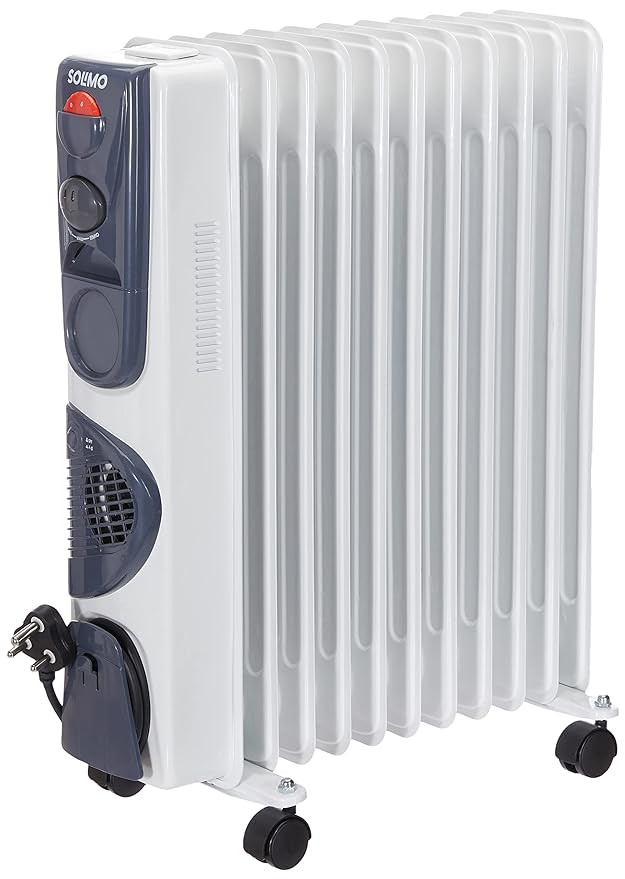 Amazon Brand - Solimo OFR Room Heater With 13 Fin, 2900 Watts