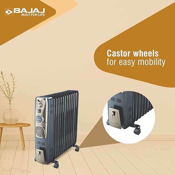Bajaj OFR Room Heater With 13 Fin, 2900 Watts