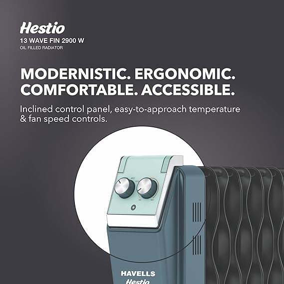 Havells 2900W Hestio 13 Wave Fin OFR Room Heater