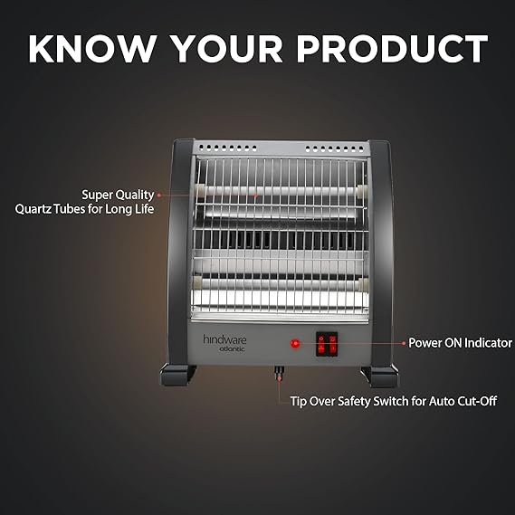 Hindware Atlantic 800W Quartz Room Heater