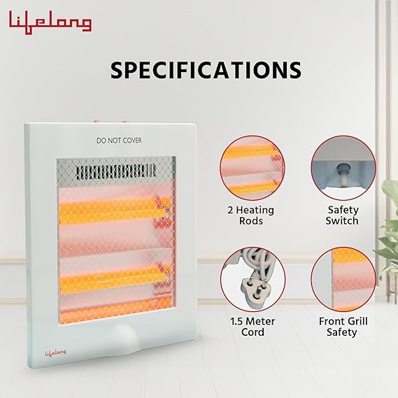 Lifelong Regalia 800W Quartz Room Heater