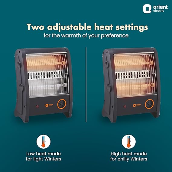 Orient Electric 800W Quartz Room Heater