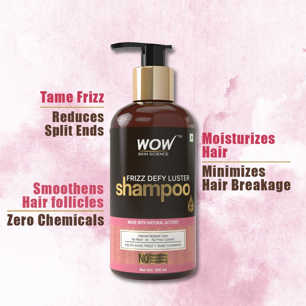 Wow Frizz Defy Luster Shampoo